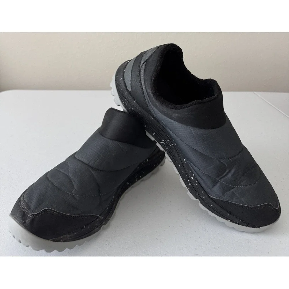 Merrell Nova Men's US 13 Black Vibram Hiking Sneaker Moc Slip-On Shoes JO67121